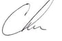 Cher's Signature
